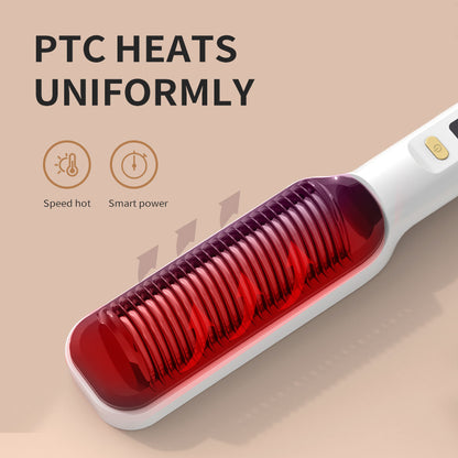 Lcd Hair Straightening Comb